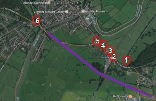 Arundel Alternative Schematic Map